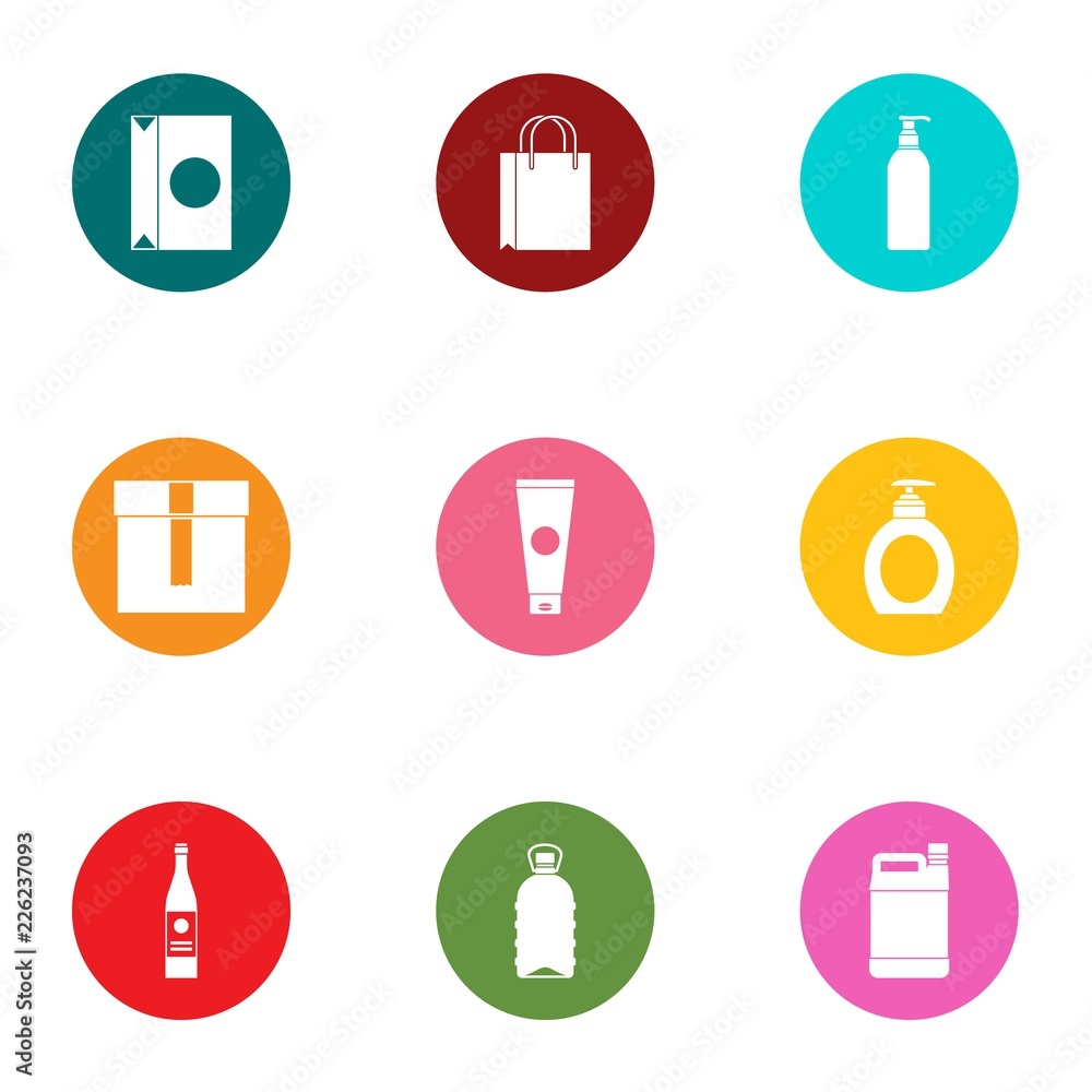 Bulb icons set. Flat set of 9 bulb vector icons for web isolated on white background