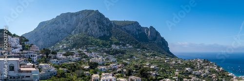 Famous Capri Island panorama on a beautiful summer day in Italy © Muessig