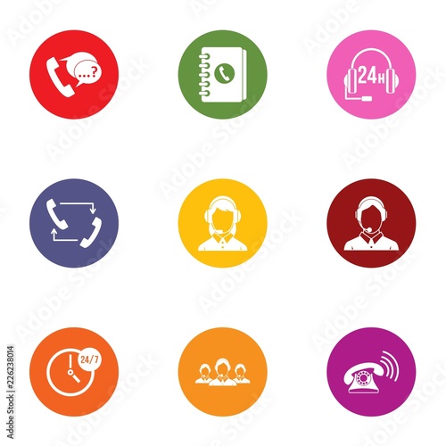 Reprimand icons set. Flat set of 9 reprimand vector icons for web isolated on white background