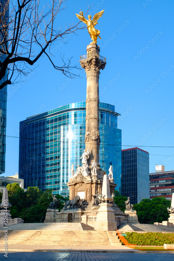 The Angel of Independence, a symbol of Mexico City Stock Photo  Adobe Stock