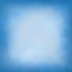 blue background with white center, dark blue border with old vintage texture and light pastel middle