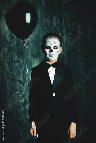 black colors and balloon