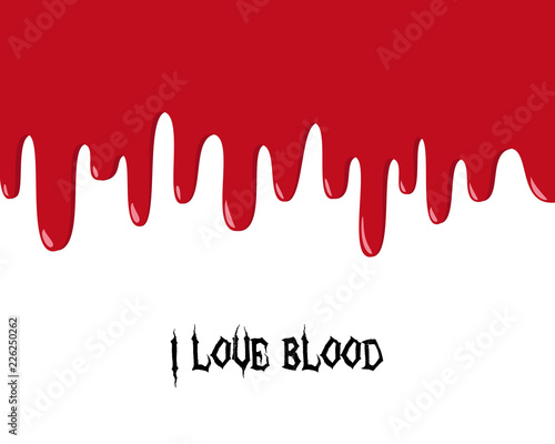 Background with blood drips for halloween design.