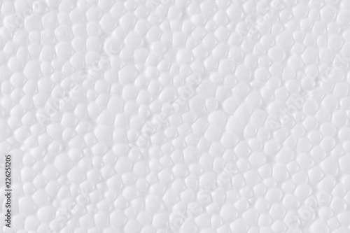 Foam plastic macro texture and background photo