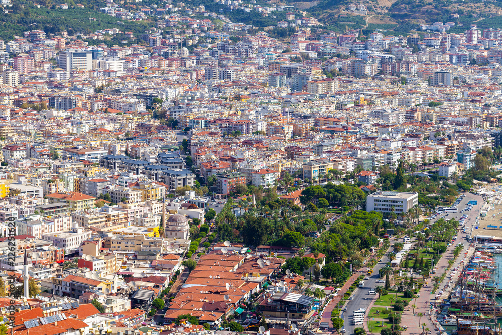 Panorama view from the city Antalya / Turkey