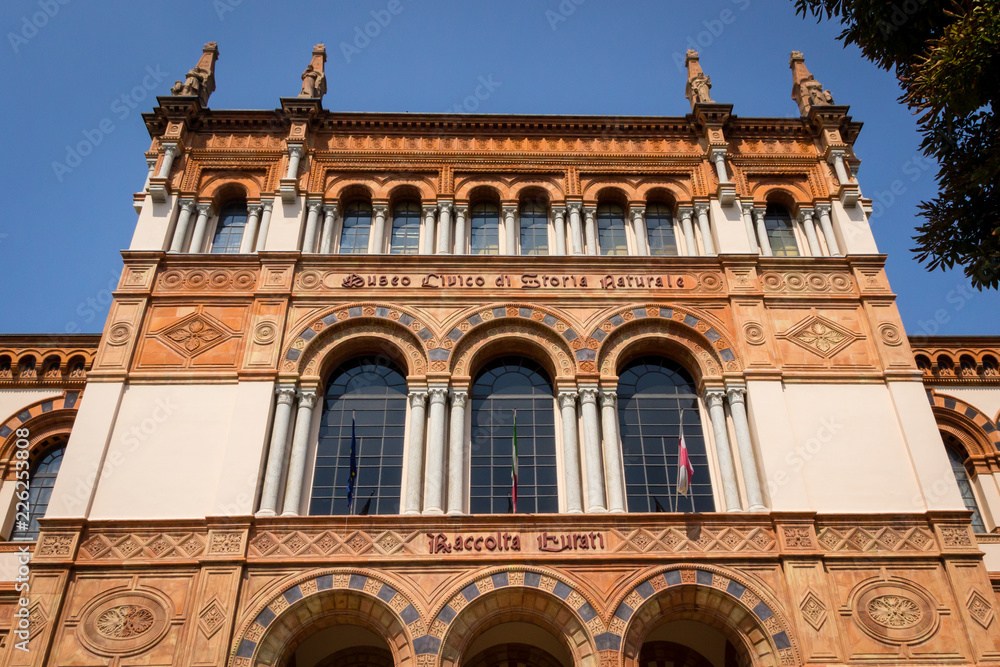 Facciata Museo Civico Storia Naturale di Milano