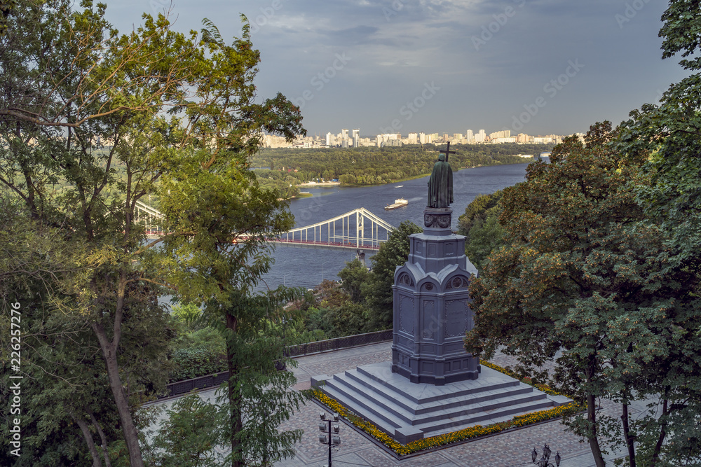 Saint Volodymyr Hill and Dnieper River