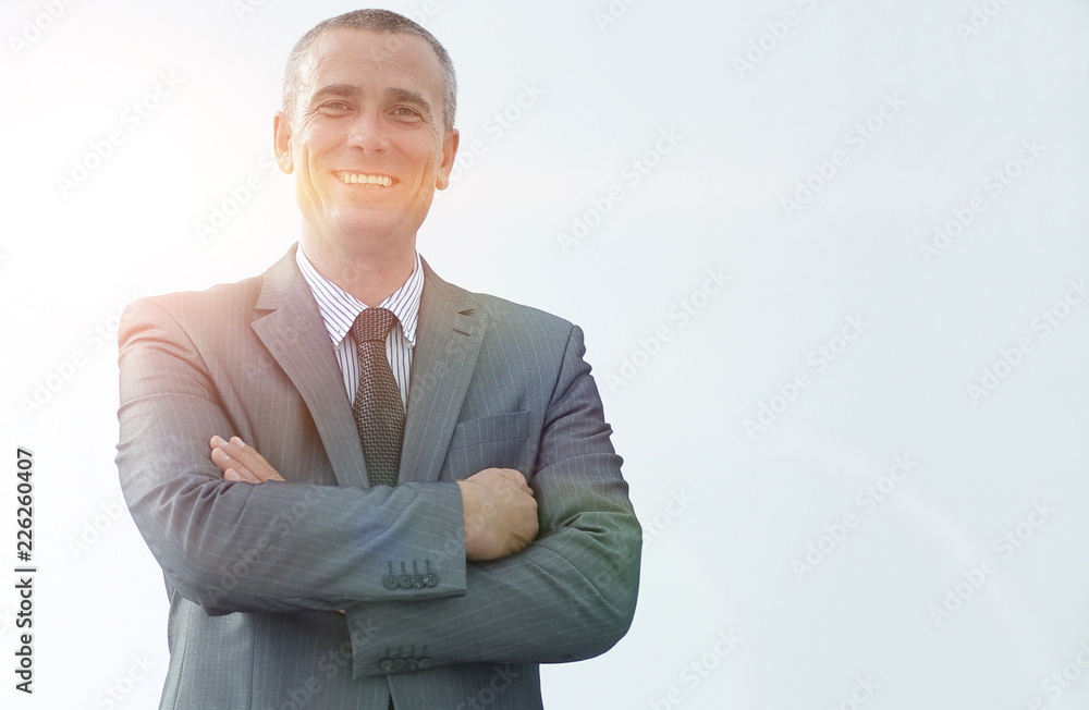 closeup portrait of confident businessman in shirt and tie closeup portrait of confident businessman in shirt and tie