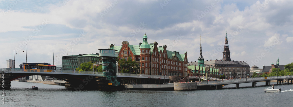 Kopenhagen Hafenpanorama Altstadt