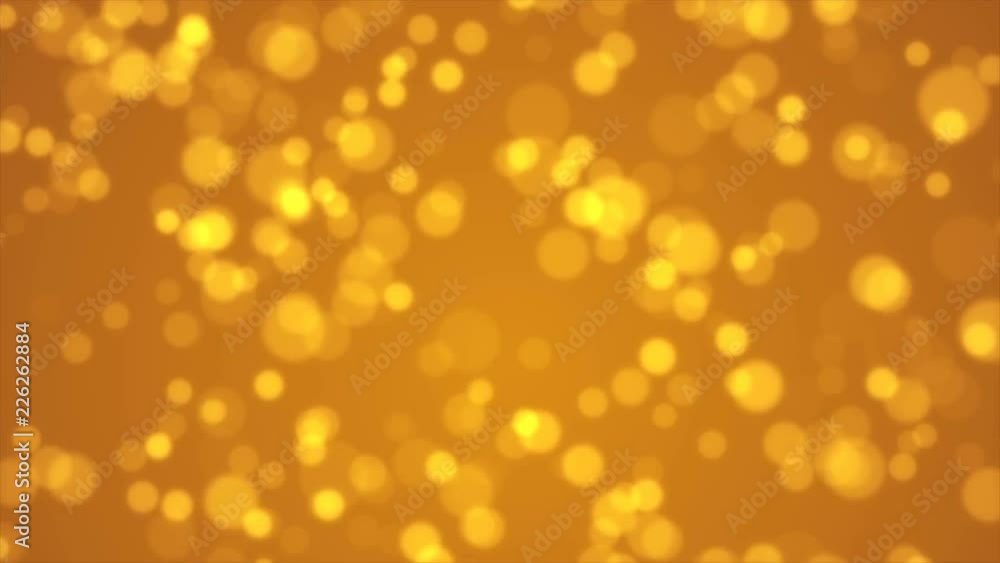 4K Abstract festive gold motion background with defocused round bokeh lights. Golden particle shine. Xmas 2019 4K Abstract festive gold motion background with defocused round bokeh lights. Golden particle shine. Xmas 2019