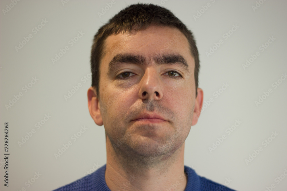 middle-aged man photo on documents portrait middle-aged man photo on documents portrait