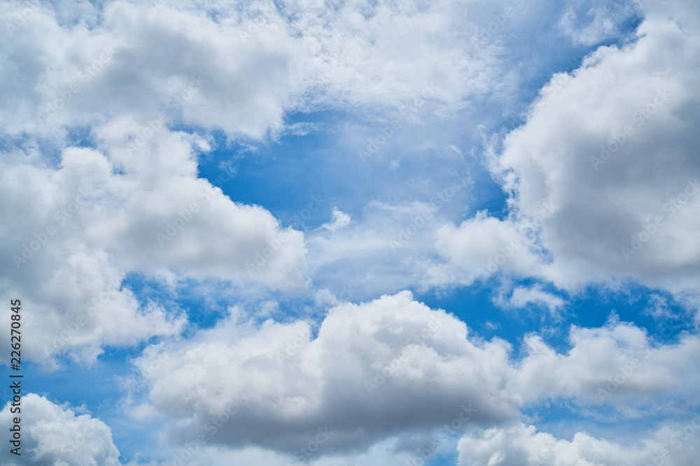 Obraz premium Blue Sky with Clouds