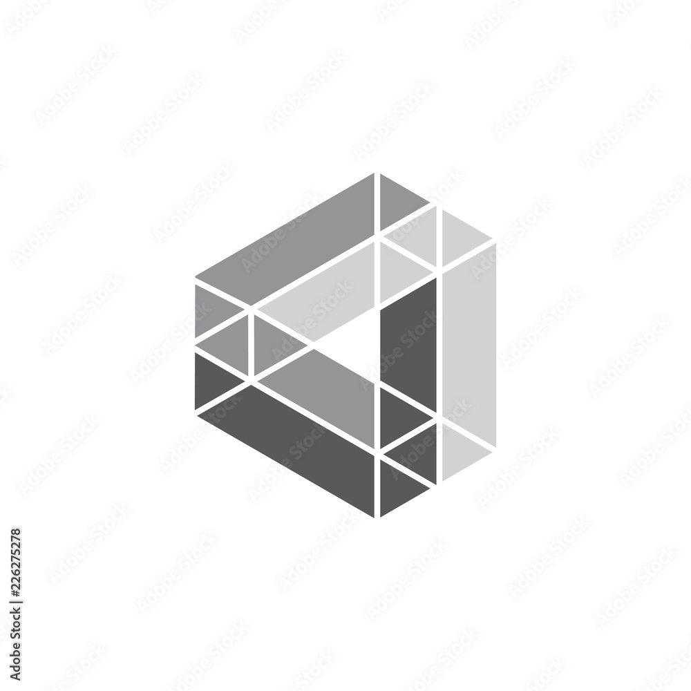 triangle geometric abstract logo vector triangle geometric abstract logo vector