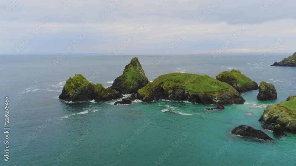The amazing Coast of Cornwall England with its rocky cliffs The amazing Coast of Cornwall England with its rocky cliffs