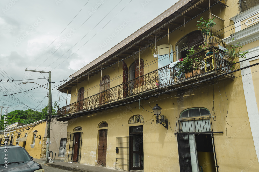 street of the colonial zone of santo domingo