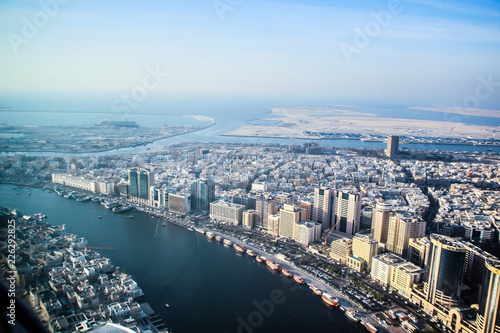 Dubai breathtaking views from a plane © Stella Kou