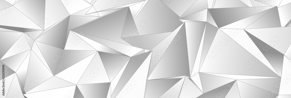 Obraz premium Triangular 3d, modern background