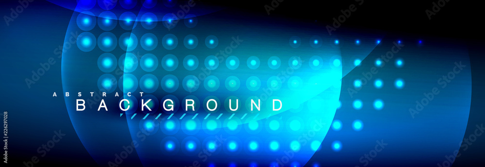 Vector blurred neon glowing circles with flowing and liquid light concept, energy magic fantastic abstract background Vector blurred neon glowing circles with flowing and liquid light concept, energy magic fantastic abstract background