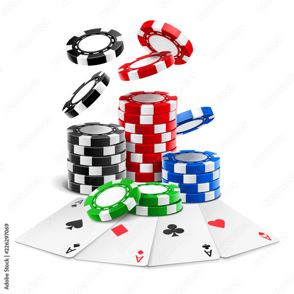 Casino Black Jack Cards Clip Art