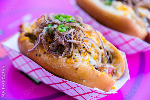 Obraz na plátně Hot dog a Manhattan