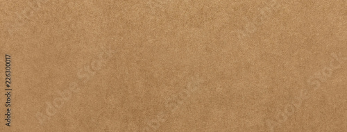 Light brown kraft paper texture banner background