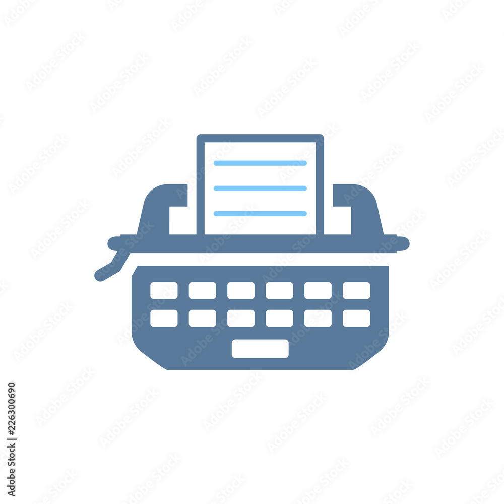 Typing Machine Icon Typing Machine Icon