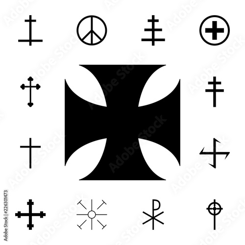 Iron Cross icon. Detailed set of cross. Premium graphic design. One of the collection icons for websites, web design, mobile app