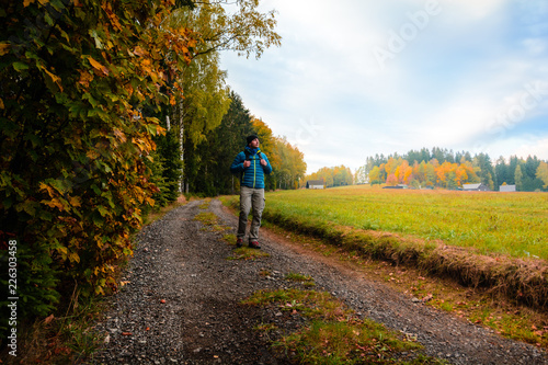 Herbst im Erzgebirge wandern