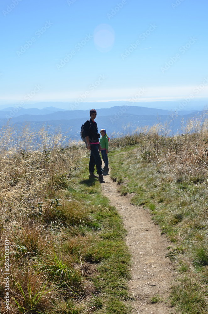 passeggiata in montagna