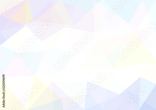 Pastel background with geometric shapes