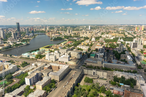 View of the city from a bird's eye view © CatherineVoynalovich