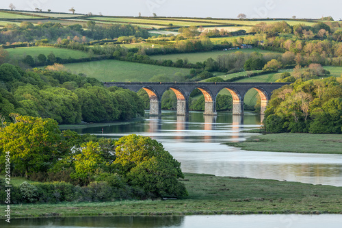 Early Morning Lght , Notter Viaduct, River Lynher, Cornwall photo