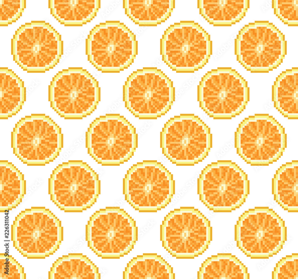 Oranges seamless pattern Oranges seamless pattern