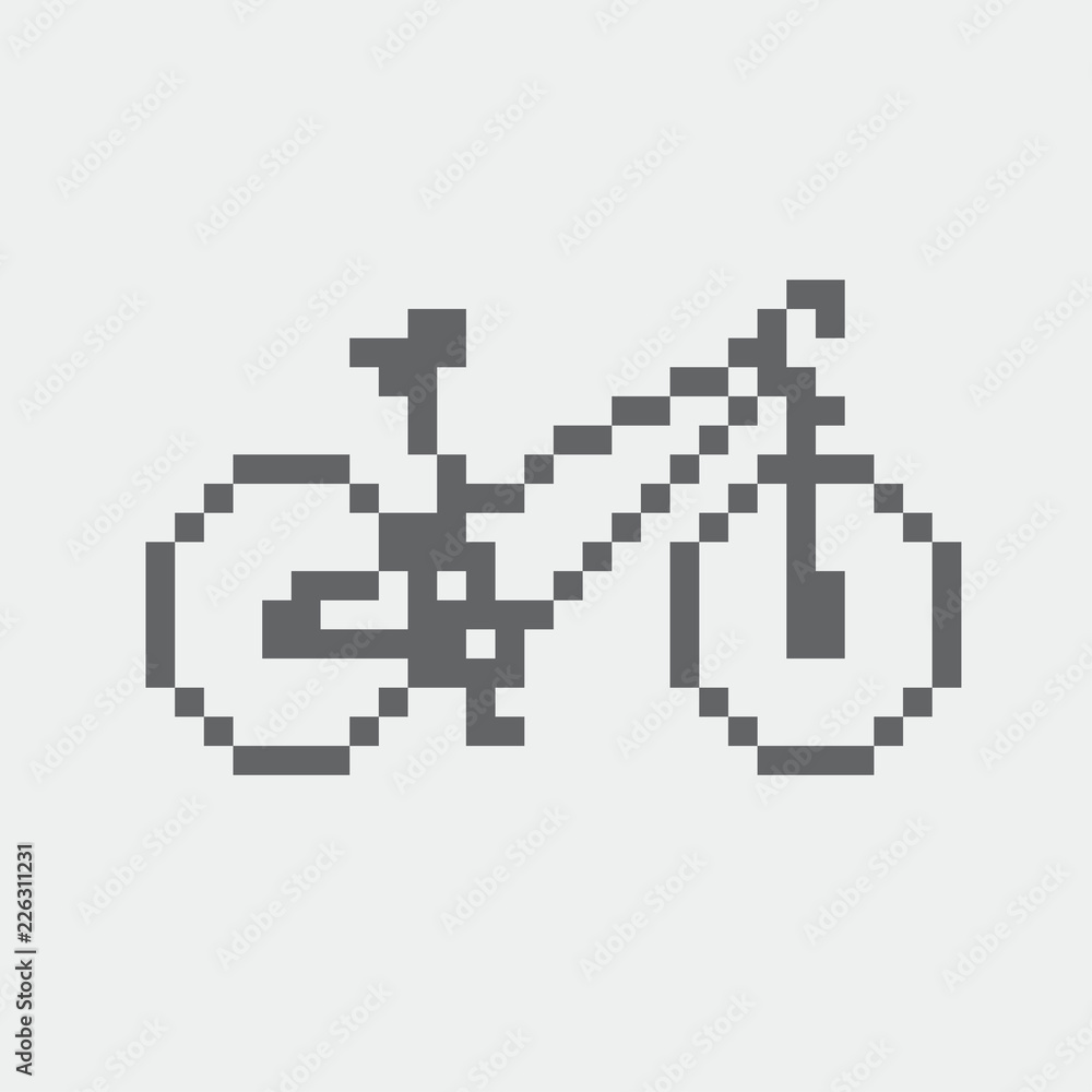 Bike pixel Icon Bike pixel Icon