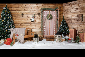 Room Christmas Tree, Xmas Home Interior Decoration, Toys, Christmas decorations