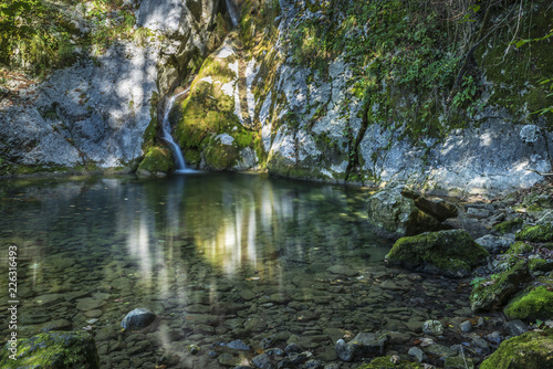 Montenars, Tulin waterfall. Orvenco stream