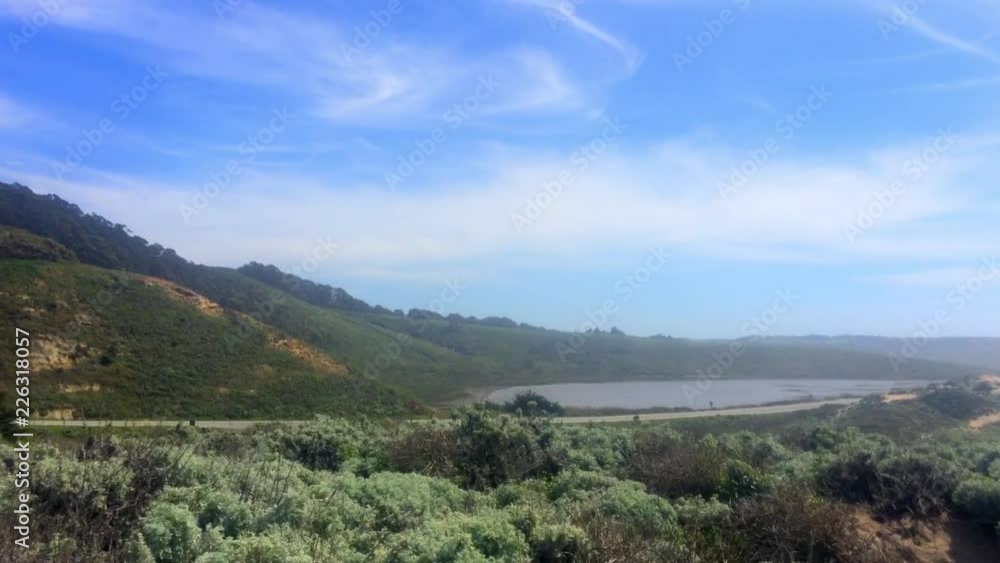 The Pacific Ocean from Highway One, at the Big Sur area, in California, United States. The Pacific Ocean from Highway One, at the Big Sur area, in California, United States.