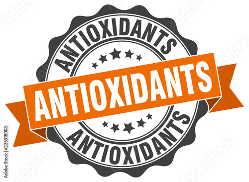 antioxidants stamp. sign. seal