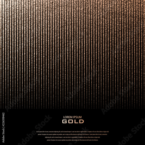Gold Abstract Halftone Circle Frame Logo, vector illustration