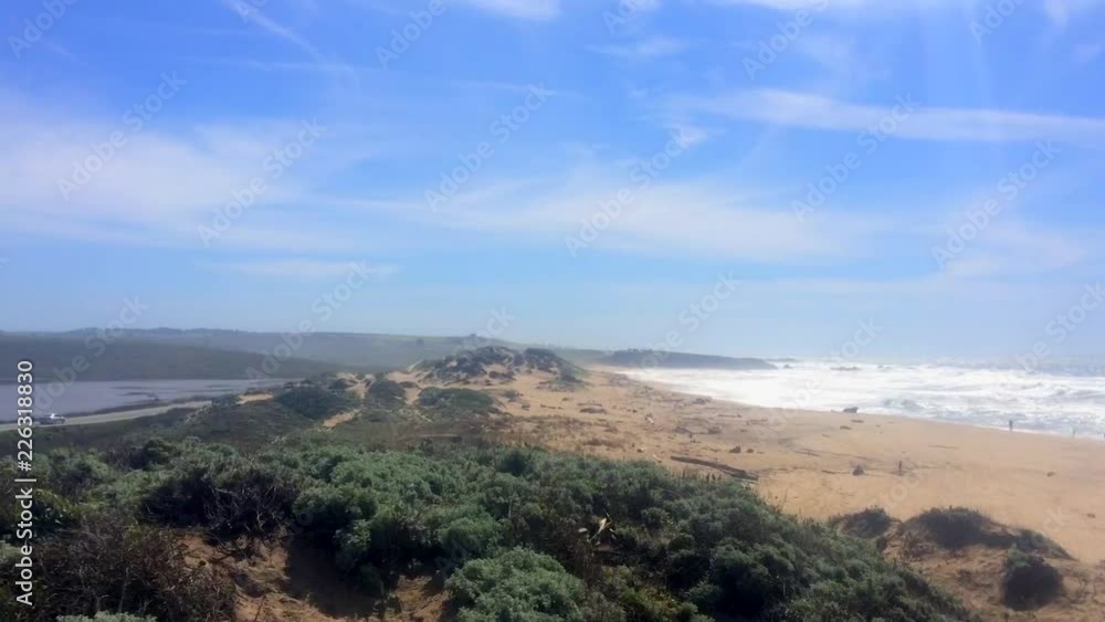 The Pacific Ocean from Highway One, at the Big Sur area, in California, United States. The Pacific Ocean from Highway One, at the Big Sur area, in California, United States.