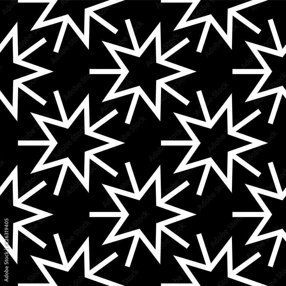 Christmas seamless background with stars, vector illustration Christmas seamless background with stars, vector illustration