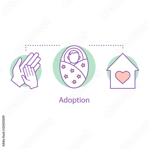 Adoption concept icon
