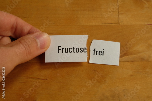 Fructose, Fructosefrei