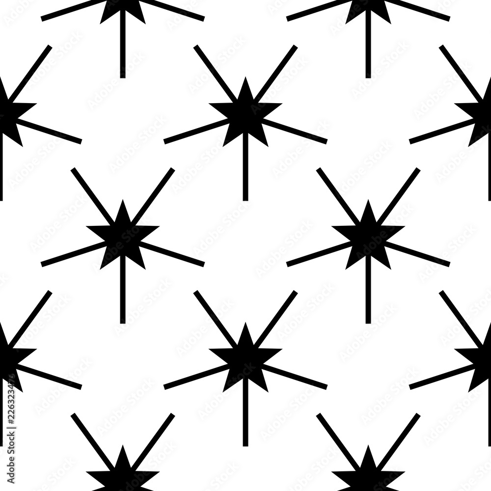 Christmas seamless background with stars, vector illustration Christmas seamless background with stars, vector illustration