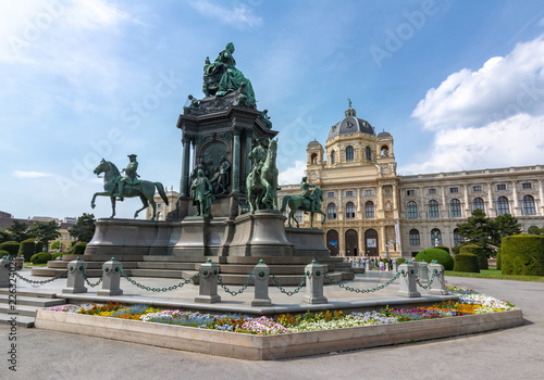 Maria Theresa monument on Maria Theresa square (Maria-Theresien-Platz) in Vienna, Austria