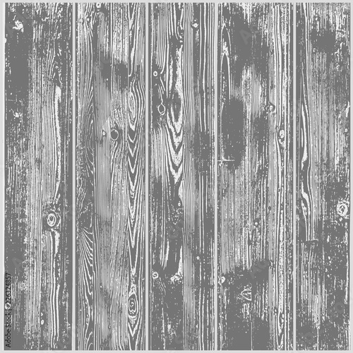 Realistic wood board. Natural Wooden Background . Grunge vector texture.