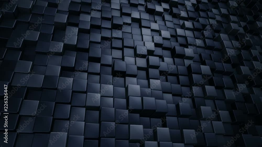 Abstract background with animation of wave mosaic of squares. Technological backdrop. Animation of seamless loop. Abstract background with animation of wave mosaic of squares. Technological backdrop. Animation of seamless loop.