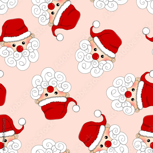 Santa Claus Seamless on Lig...