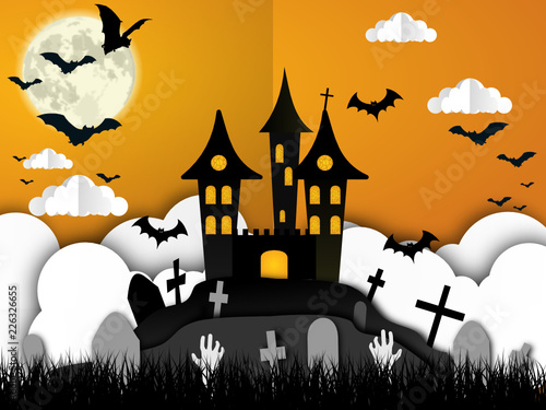 happy halloween moderne background