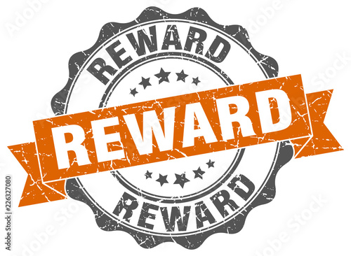 reward stamp. sign. seal